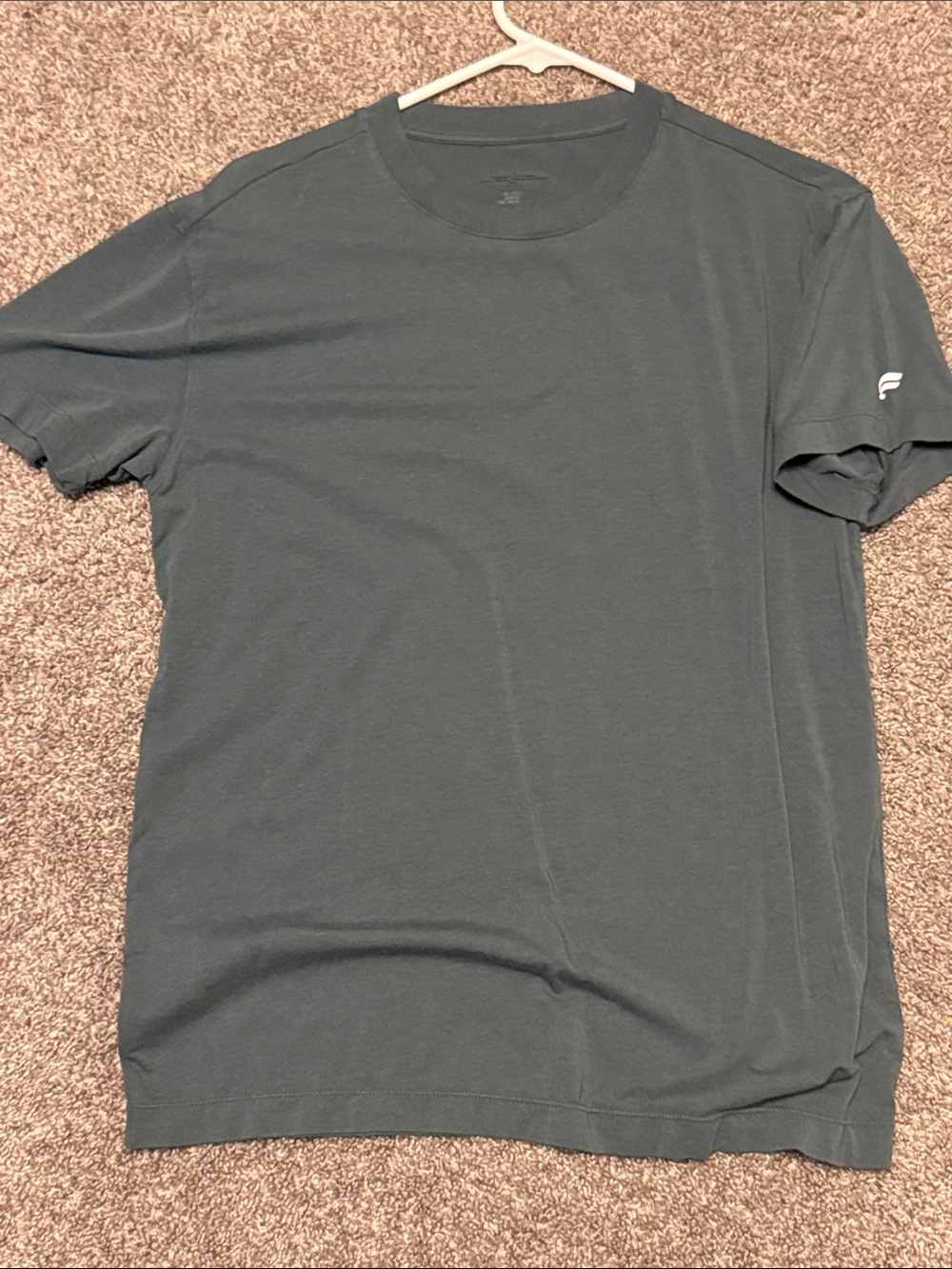 Men's Crew Neck T-Shirt in Green Gray